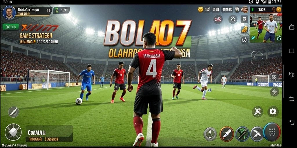 Tampilan gameplay BOLA07 yang menarik dan strategis.