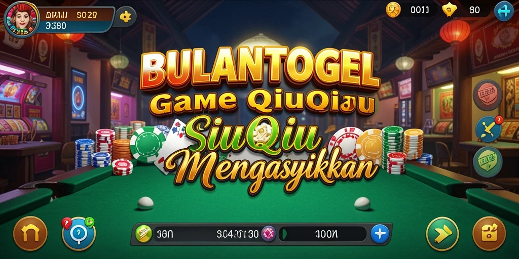 Screenshot gameplay BULANTOGEL dengan tampilan QiuQiu yang menarik.