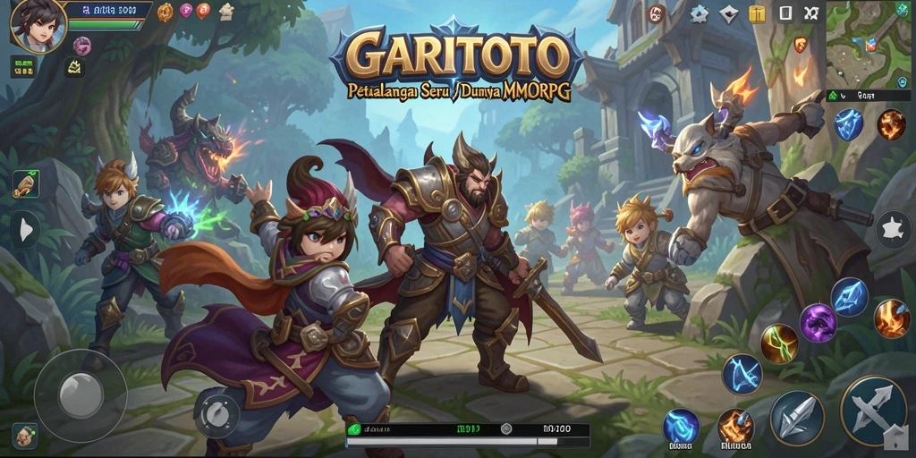 Tangkapan layar gameplay GARITOTO yang menampilkan petualangan luar biasa.