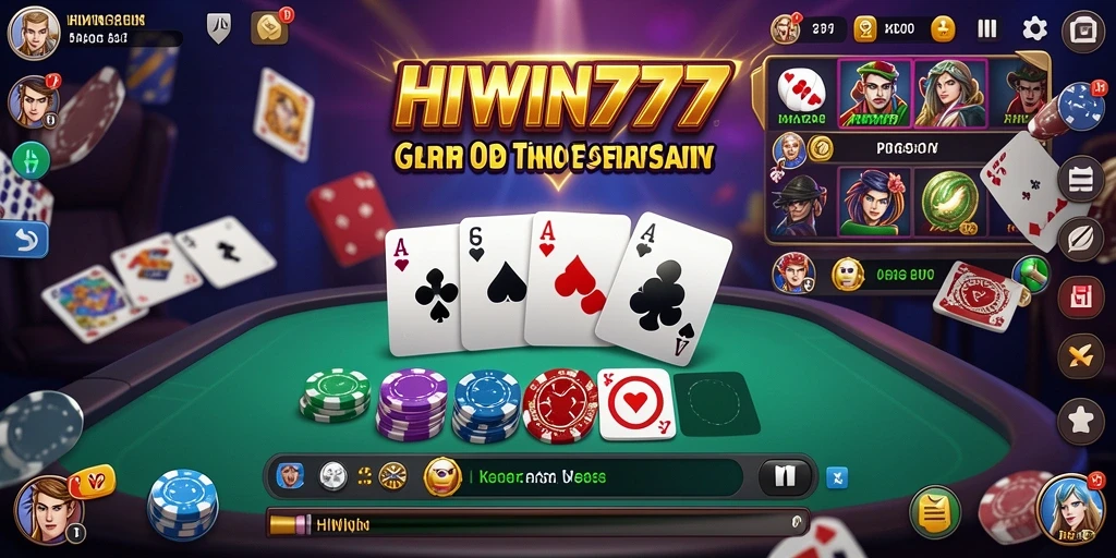 Screenshot gameplay HIWIN777 yang menampilkan momen seru permainan Domino.