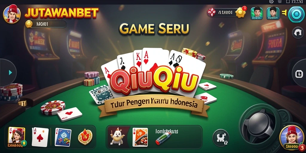 Tampilan gameplay seru QiuQiu di JUTAWANBET.