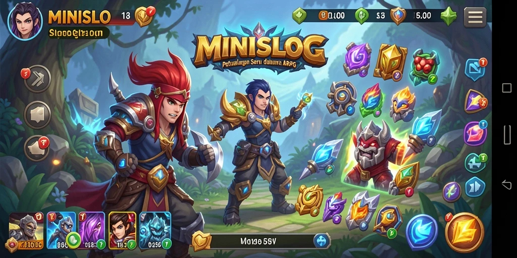 Tangkapan layar gameplay ARPG yang seru dan mendebarkan.