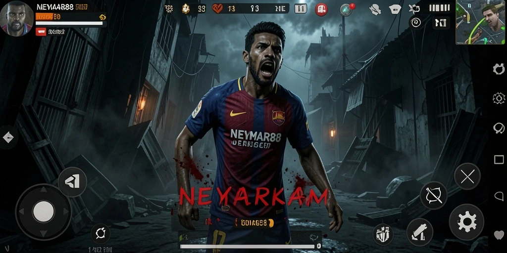 Tampilan gameplay menegangkan di dunia gelap NEYMAR88.