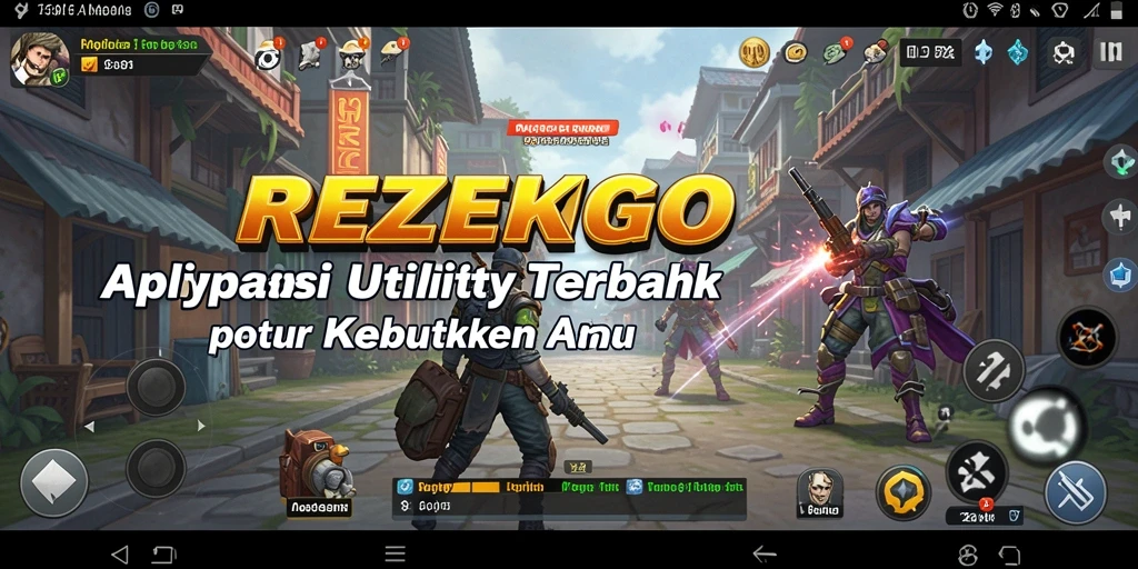Tampilan antarmuka REZEKIGO yang intuitif dan mudah dipahami.