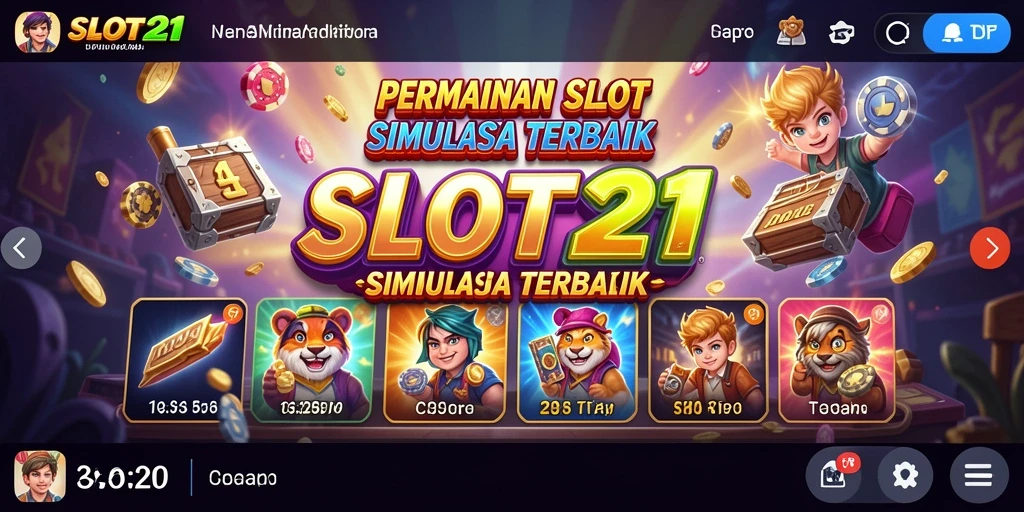 Gameplay SLOT21 yang menarik dengan berbagai mesin slot.