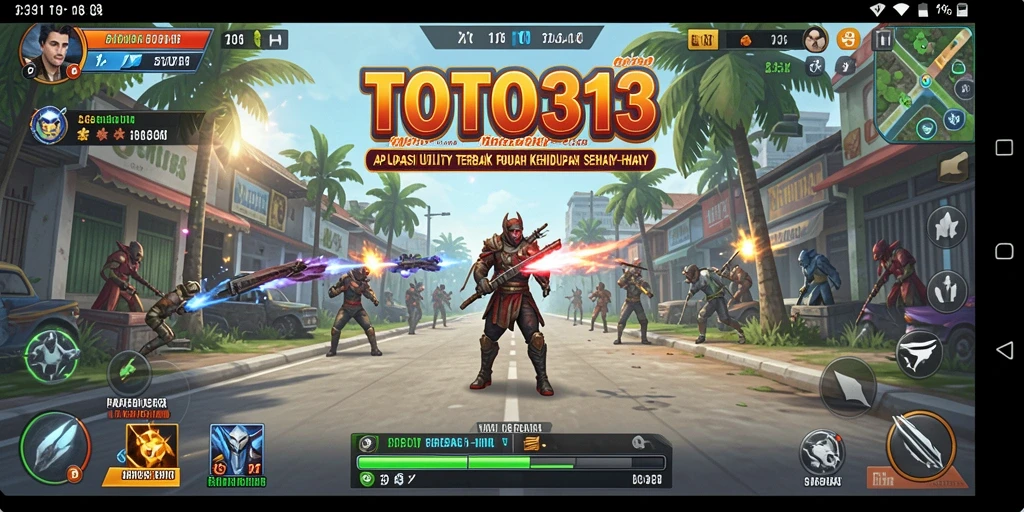 Screenshot TOTO313 menunjukkan antarmuka pengguna yang sederhana dan intuitif.