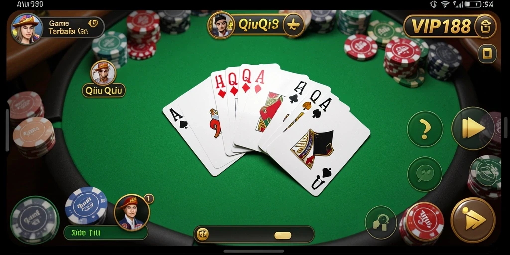 Screenshot gameplay QiuQiu yang menegangkan dan menarik.