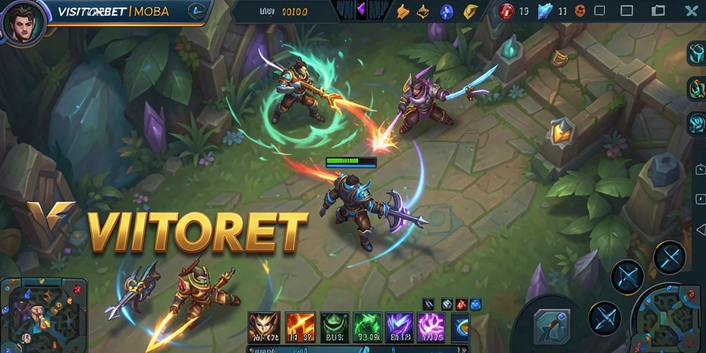 Tampilan visual menarik dari gameplay <strong>VISITORBET</strong> yang seru dan strategis.